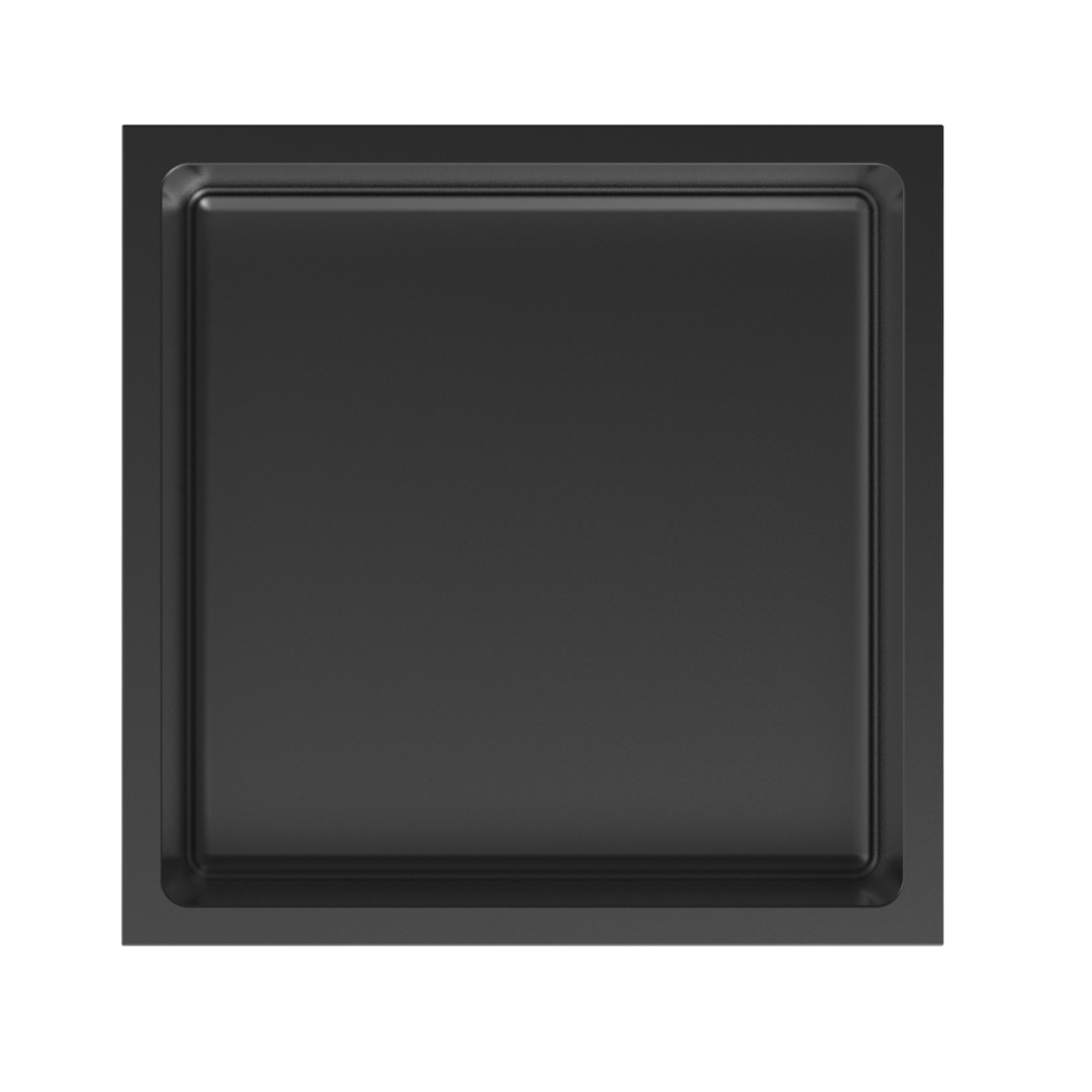 Z - Stainless Steel Metal Niche Black - 12"x12" - N300-MB